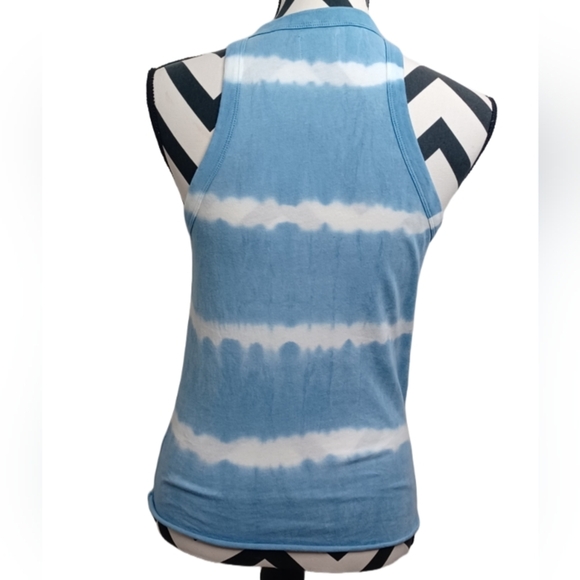 WSLY 100% Cotton Tie Dye Boho Tank Top - Picture 2 of 14
